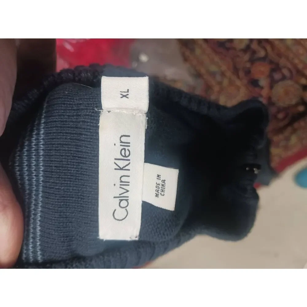 Calvin klein quarter zip sweater extra large
